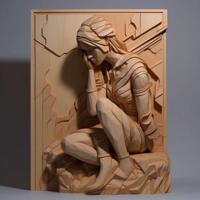 نموذج ثلاثي الأبعاد لآلة CNC 3D Art 